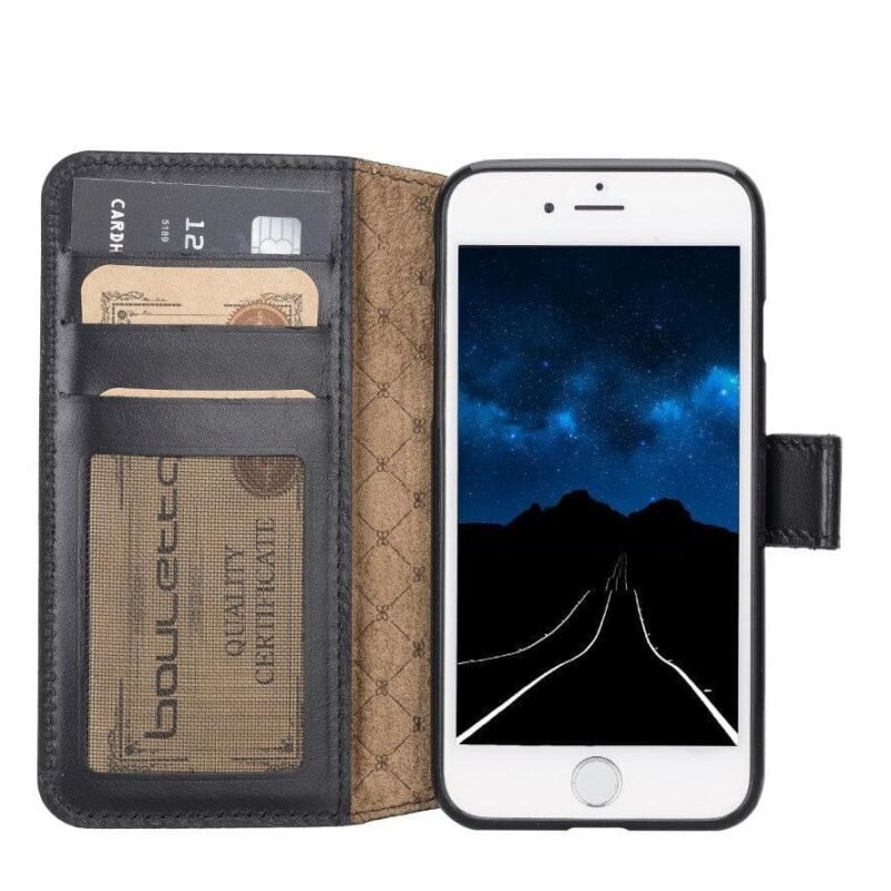 Apple iPhone 7 8 SE2 SE3 Series Leather Book Case Phone Cases
