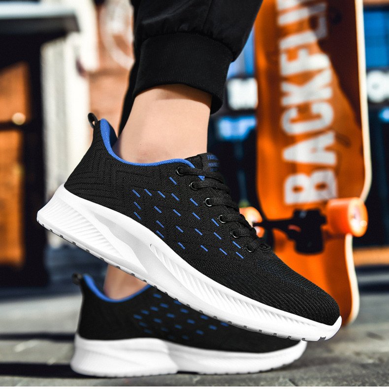 Ultralight Sports Running Shoes – Breathable Flying Woven Casual Sneakers