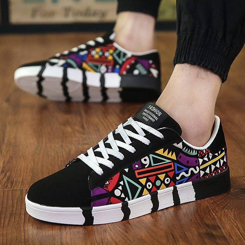 Trendy Canvas Shoes for Men – Casual Lightweight Sneakers